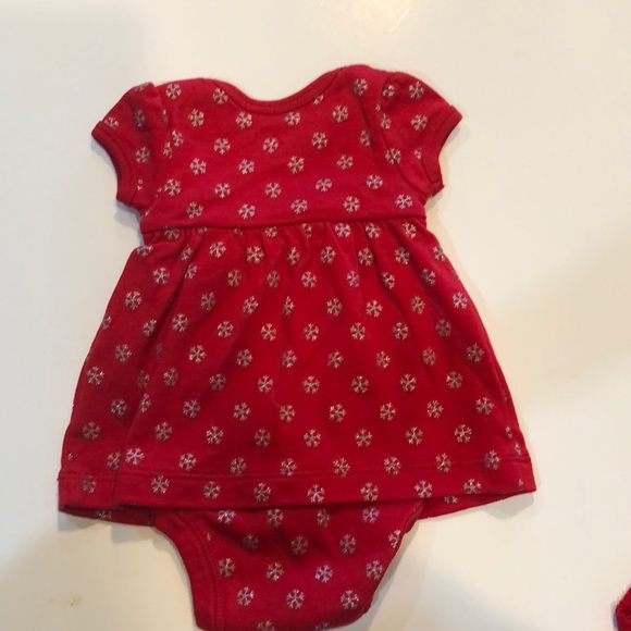 2 piece Carters Newborn Christmas dress w/sweater - Picture 4 of 4